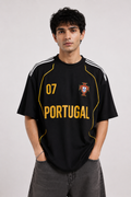Portugal 07 Gold Oversized Tee – 07 Edition