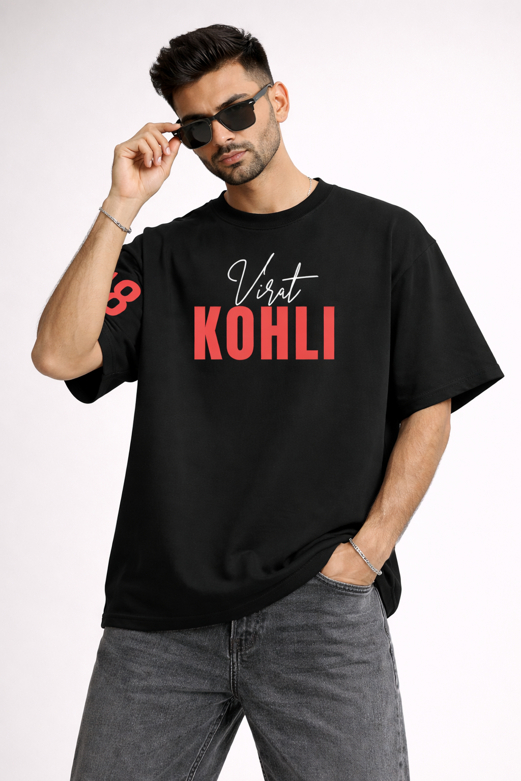 King 18 Cricket Oversized T-Shirt
