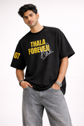 Thala Forever M. S Dhoni No.7 Oversized Boxy Fit T-Shirt